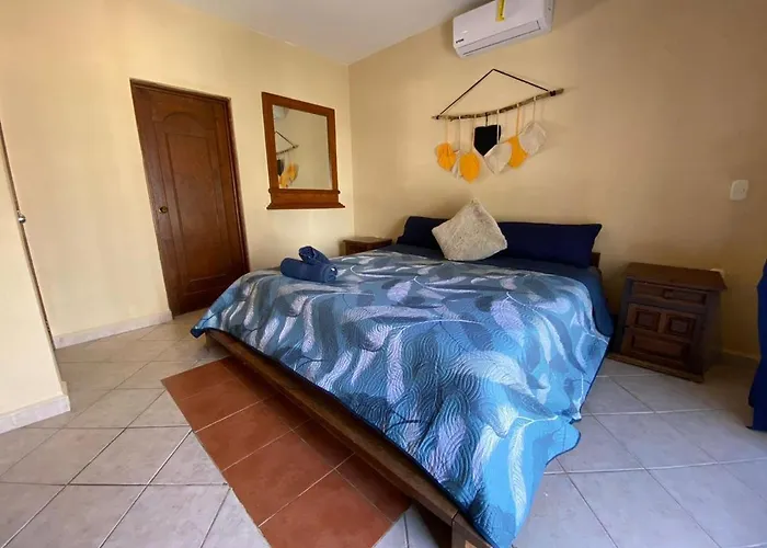 W/ Prime Location Mexican Colonial Style Apartment Playa del Carmen