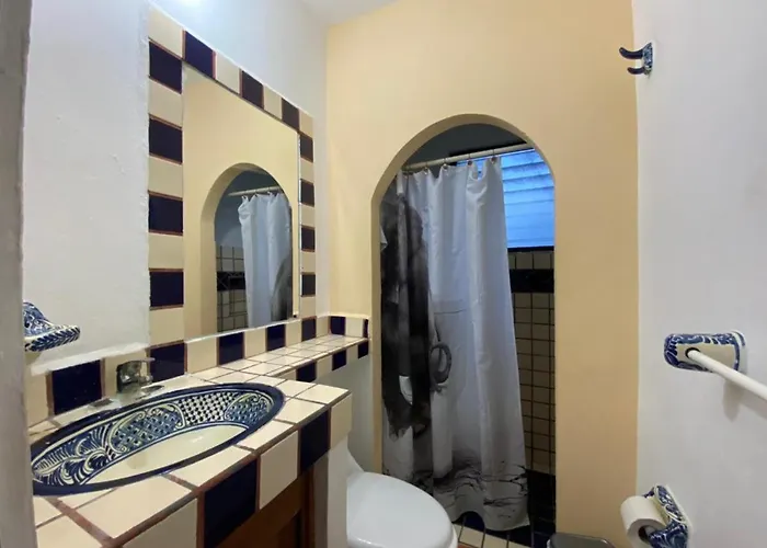W/ Prime Location Mexican Colonial Style Apartment Playa del Carmen
