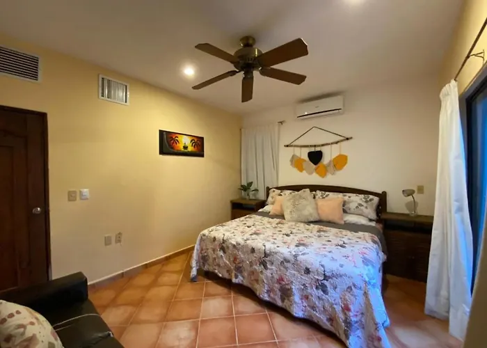 W/ Prime Location Mexican Colonial Style Apartment Playa del Carmen