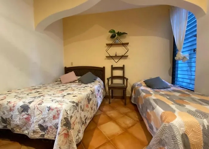 W/ Prime Location Mexican Colonial Style Apartment Playa del Carmen